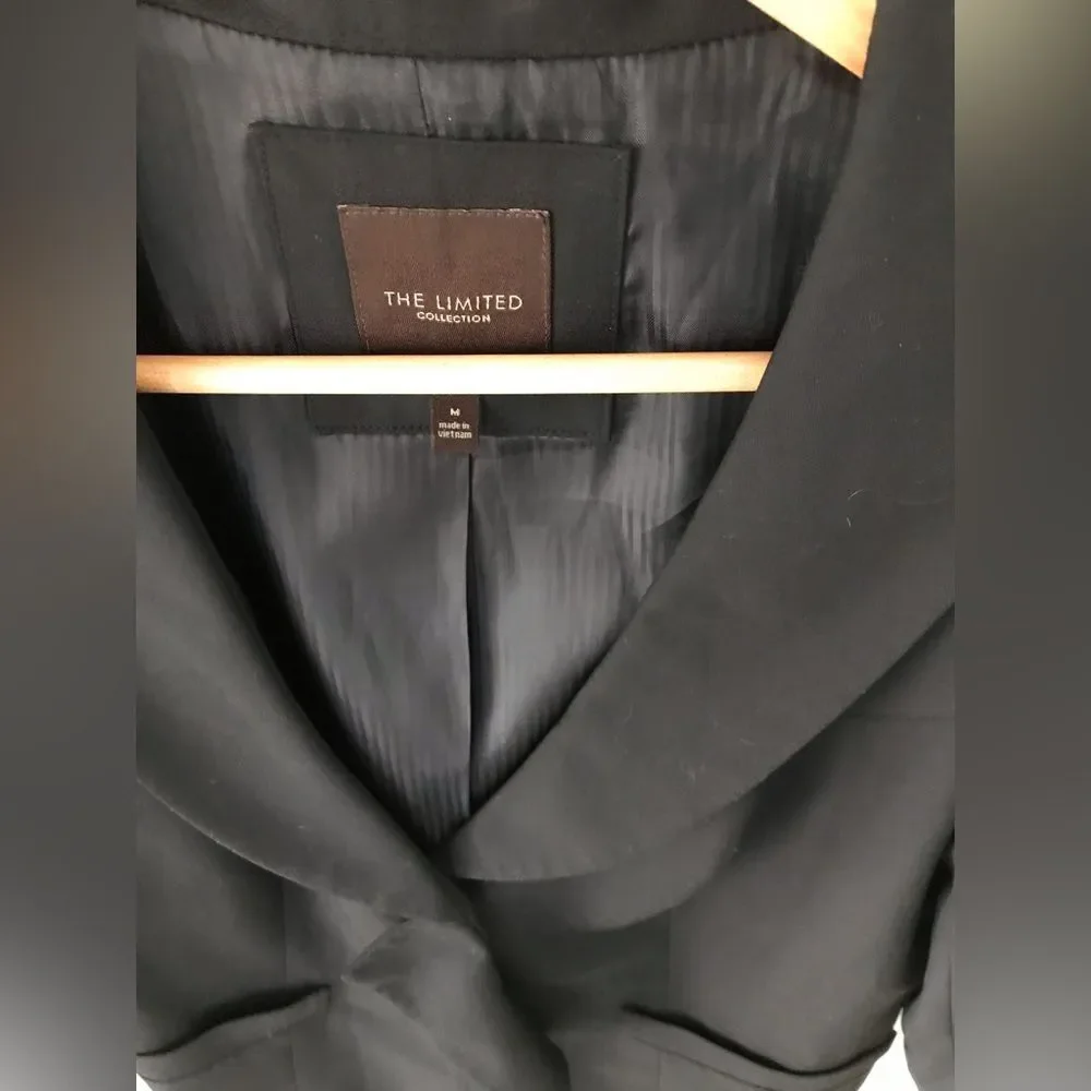 VINTAGE The Limited Suiting Classic Workwear Black Shawl Collar Y2K Blazer M
